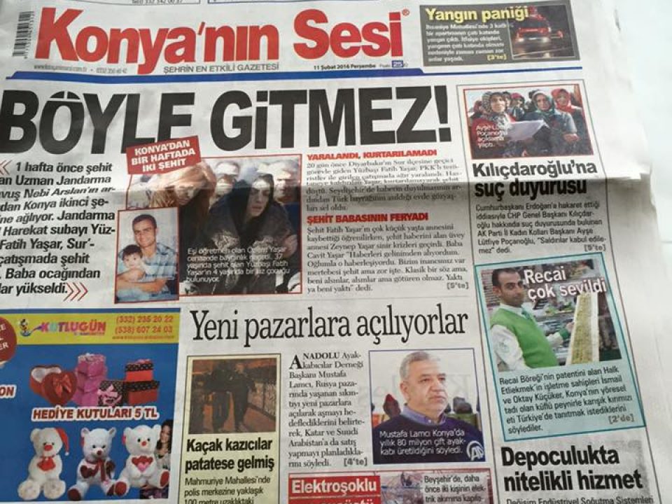 Bıçak Arası Nerede Yenir Konya Basında Biz