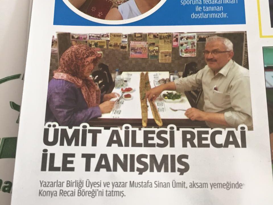 Recai Böreği Fiyatları Konya Basında Biz