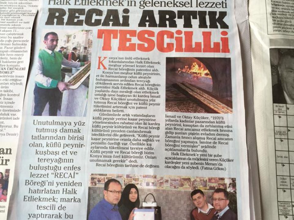 Recai Böreği Patentli Basında Biz