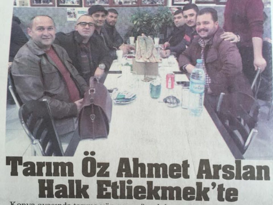 Toplu Yemek Daveti Konya Basında Biz